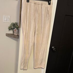 Natori Cream Track Pants